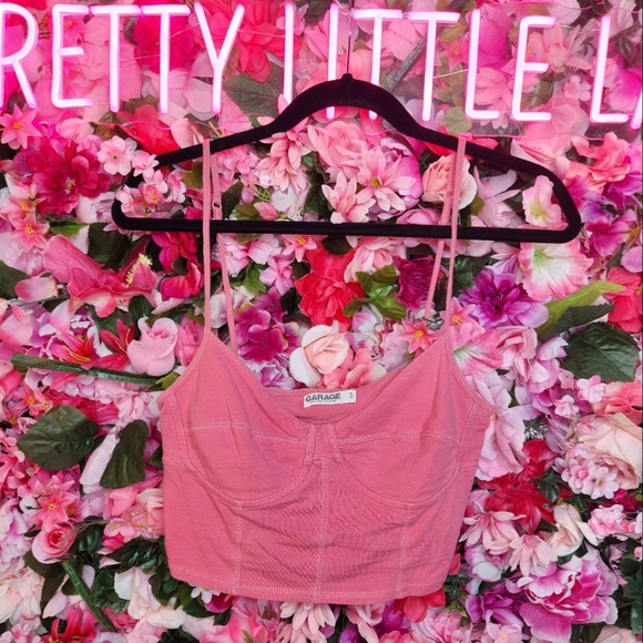 Peach Crop Top - Picture 1 of 4